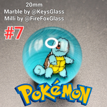 Load image into Gallery viewer, 20mm Keys Glass Milli Marbles