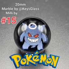 Load image into Gallery viewer, 20mm Keys Glass Milli Marbles