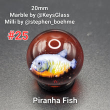 Load image into Gallery viewer, 20mm Keys Glass Milli Marbles