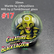 Load image into Gallery viewer, 20mm Keys Glass Milli Marbles