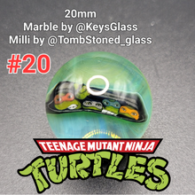 Load image into Gallery viewer, 20mm Keys Glass Milli Marbles