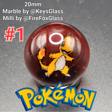 Load image into Gallery viewer, 20mm Keys Glass Milli Marbles