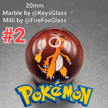 Load image into Gallery viewer, 20mm Keys Glass Milli Marbles