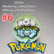 Load image into Gallery viewer, 20mm Keys Glass Milli Marbles