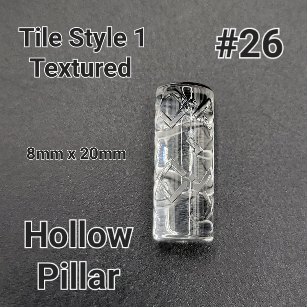 8mm Quartz Pillars - Solid