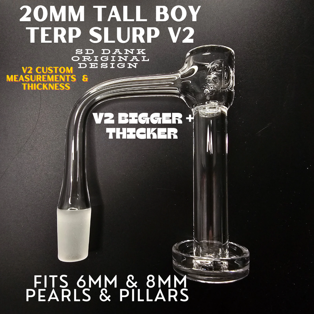 New Drop 20mm Tall Boy Terp Slurp V2 Fully Blown